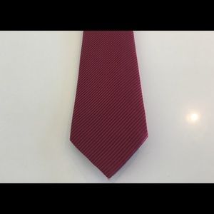 Red and Blue Muted Striped Tie.